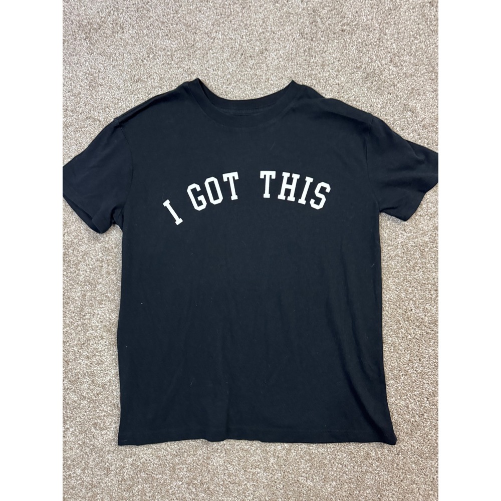 Modern Lux I Got This Graphic Tee Black Short Sleeve T-Shirt XS IT24946